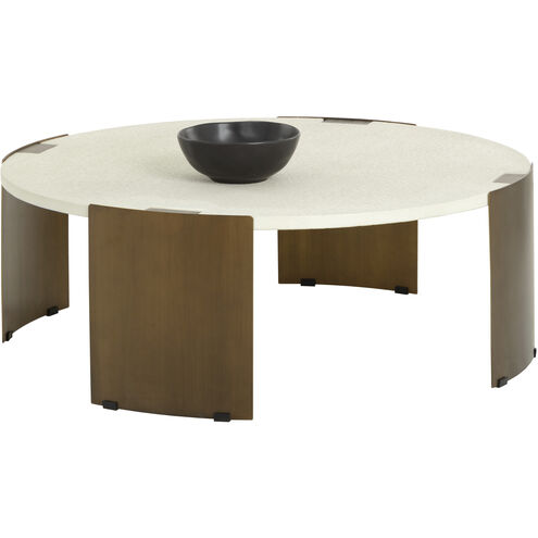 Gallus 45 X 16 inch Bone Outdoor Coffee Table